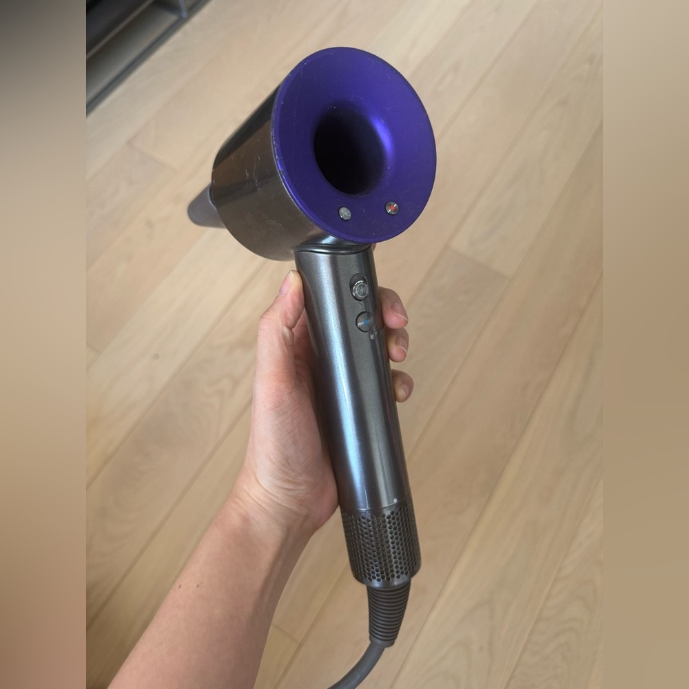 Dyson Hair Dryer in Purple and Gray